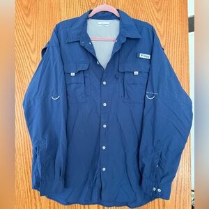 Columbia Men's Navy Shirt Jacket